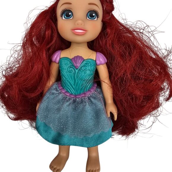 Disney Petite Little Mermaid Prince Ariel with crown Jakks Pacific 6” - Picture 1 of 3